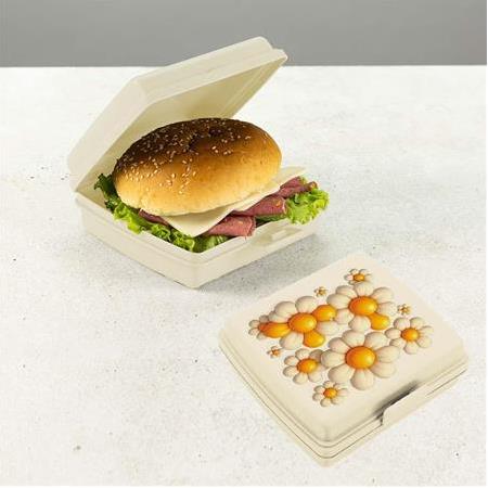 DecoBella Beslenme Kabı-Papatya IML Desen