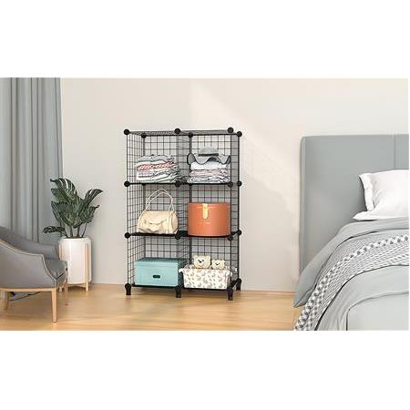Dekoratif Tel Dolap - 6 Küp