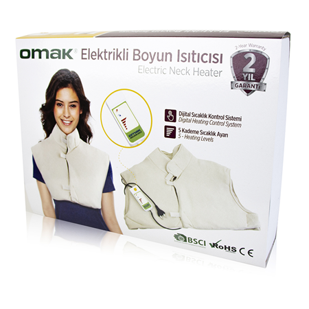 OMAK Elek.Boyun Isıtıcısı Digital Kum.