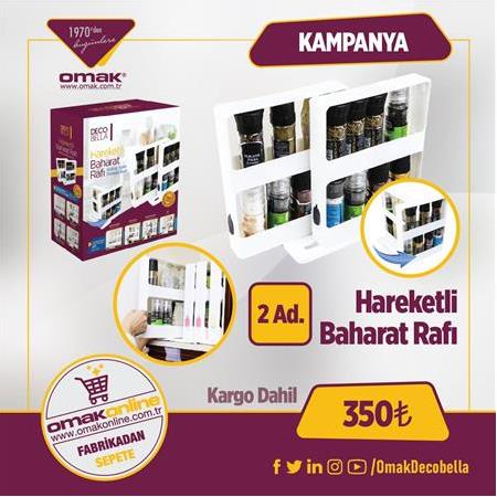 DecoBella Hareketli Baharat Rafı [Kampanya 2]