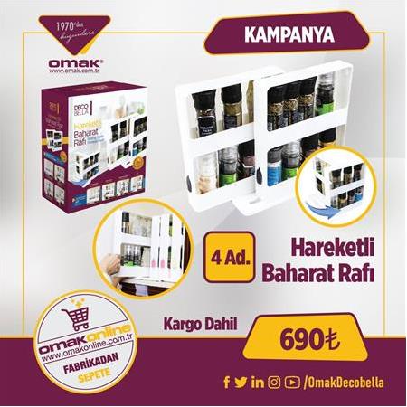 DecoBella Hareketli Baharat Rafı [Kampanya]