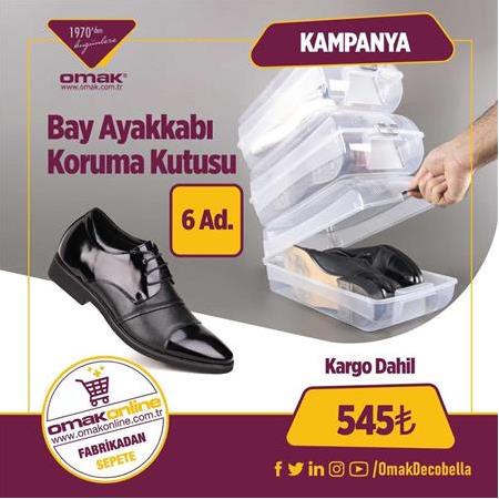 DecoBella Bay Ayakkabı Koruma Kutusu [Kampanya 1]