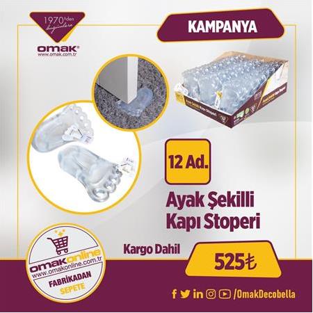 DecoBella Ayak Şekilli Kapı Stoperi [Kampanya]